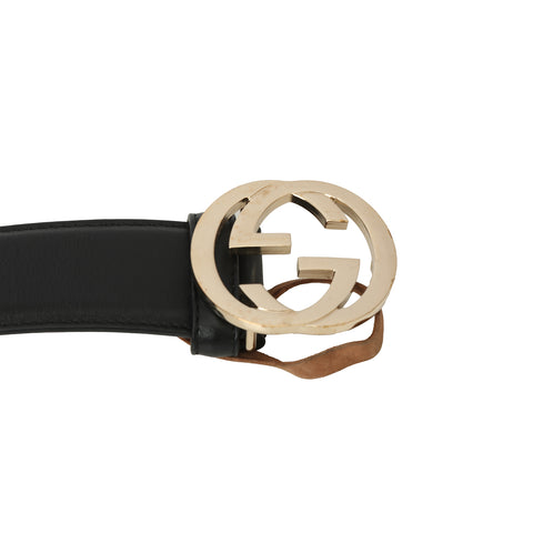 GG Interlocking Size: 32 Leather Belt