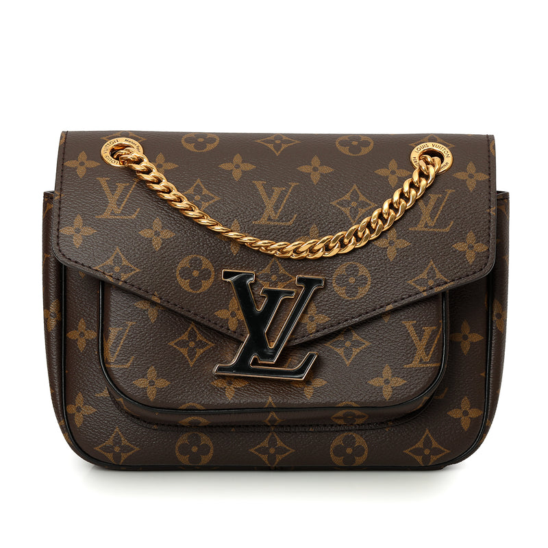 Monogram Canvas Passy Chain Bag Medium