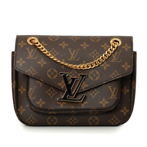 Monogram Canvas Passy Chain Bag Medium