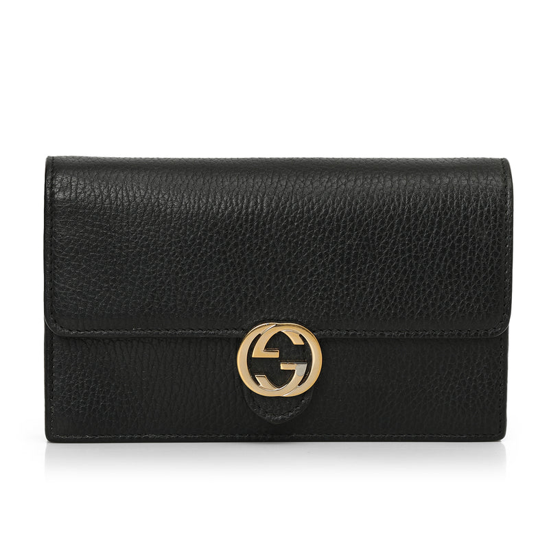 Dollar Interlocking G Wallet On Chain Bag
