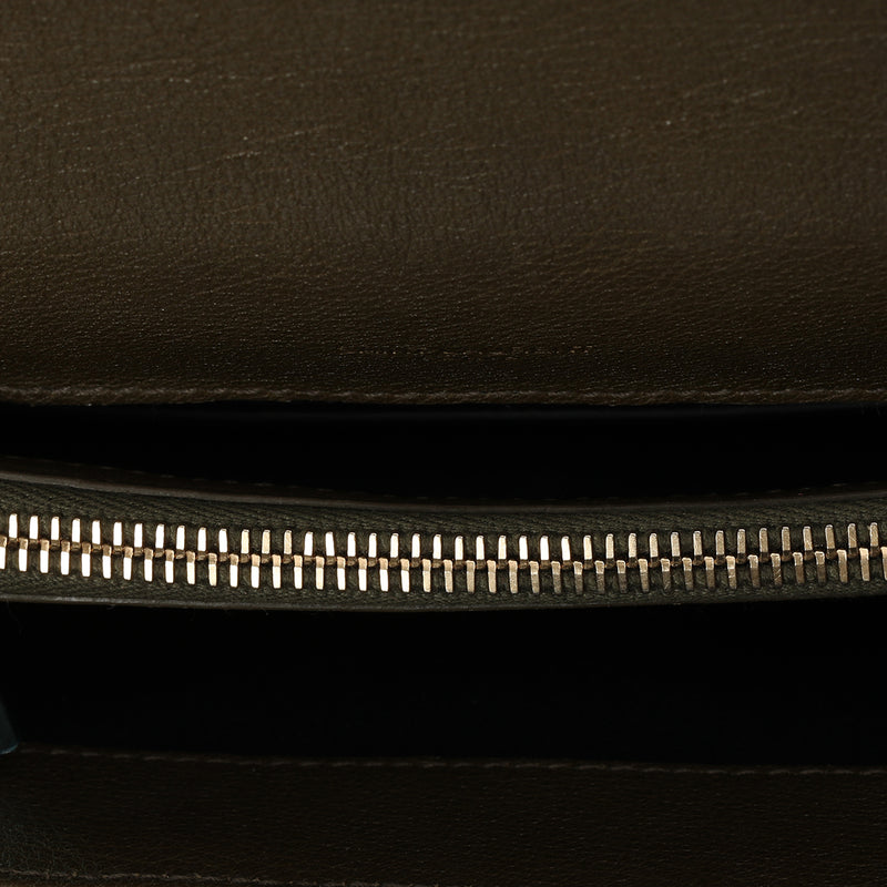 Pre-loved  Yves Saint Laurent Grey Medium College Bag