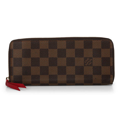 Damier Ebene Clemence Wallet One Size
