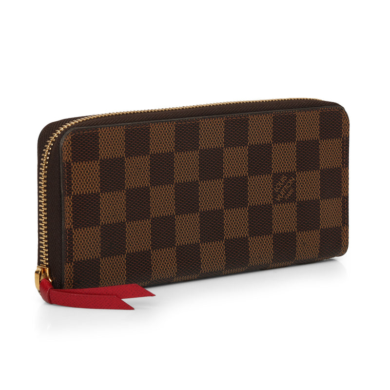 Damier Ebene Clemence Wallet One Size