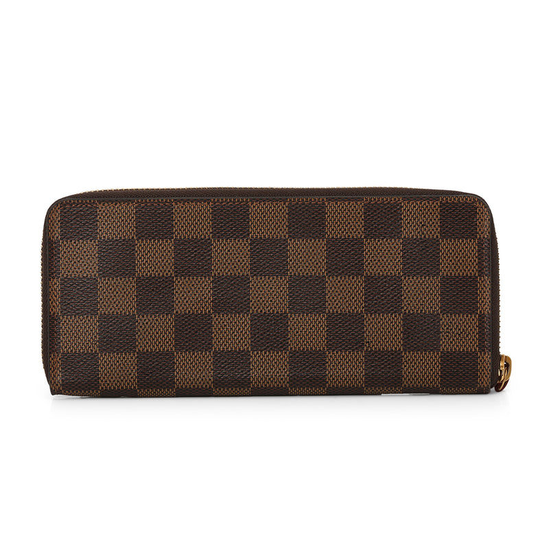 Damier Ebene Clemence Wallet One Size