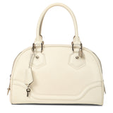 Ivory Epi Leather Bowling Montaigne Bag One Size