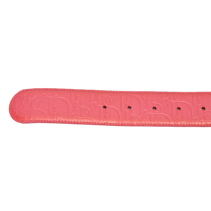 Preloved christian dior pink belt price
