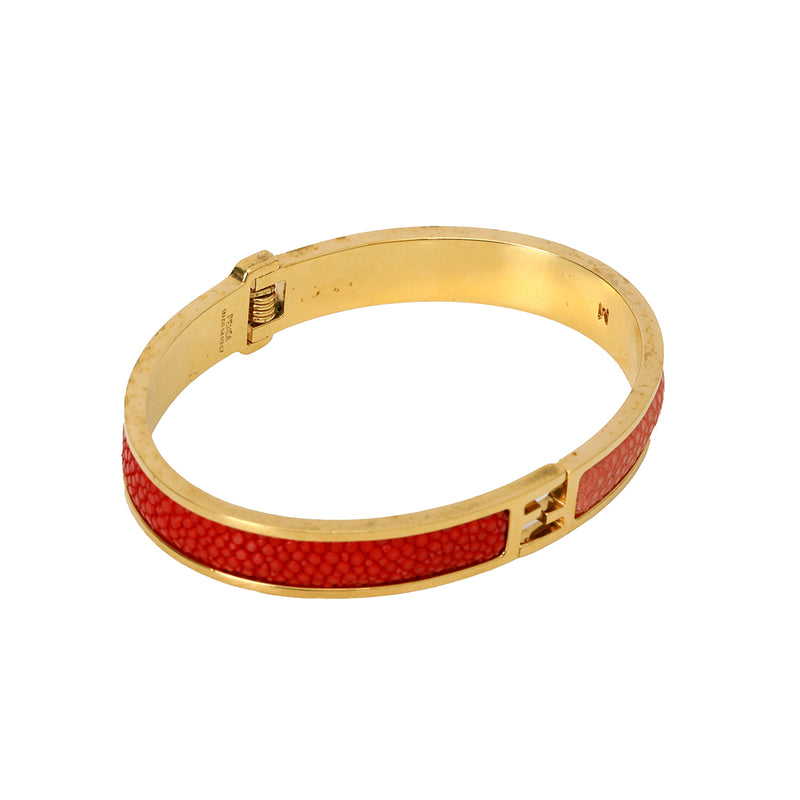 The Fendista Bicolor Stingray Gold Tone Bracelet