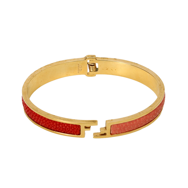 The Fendista Bicolor Stingray Gold Tone Bracelet