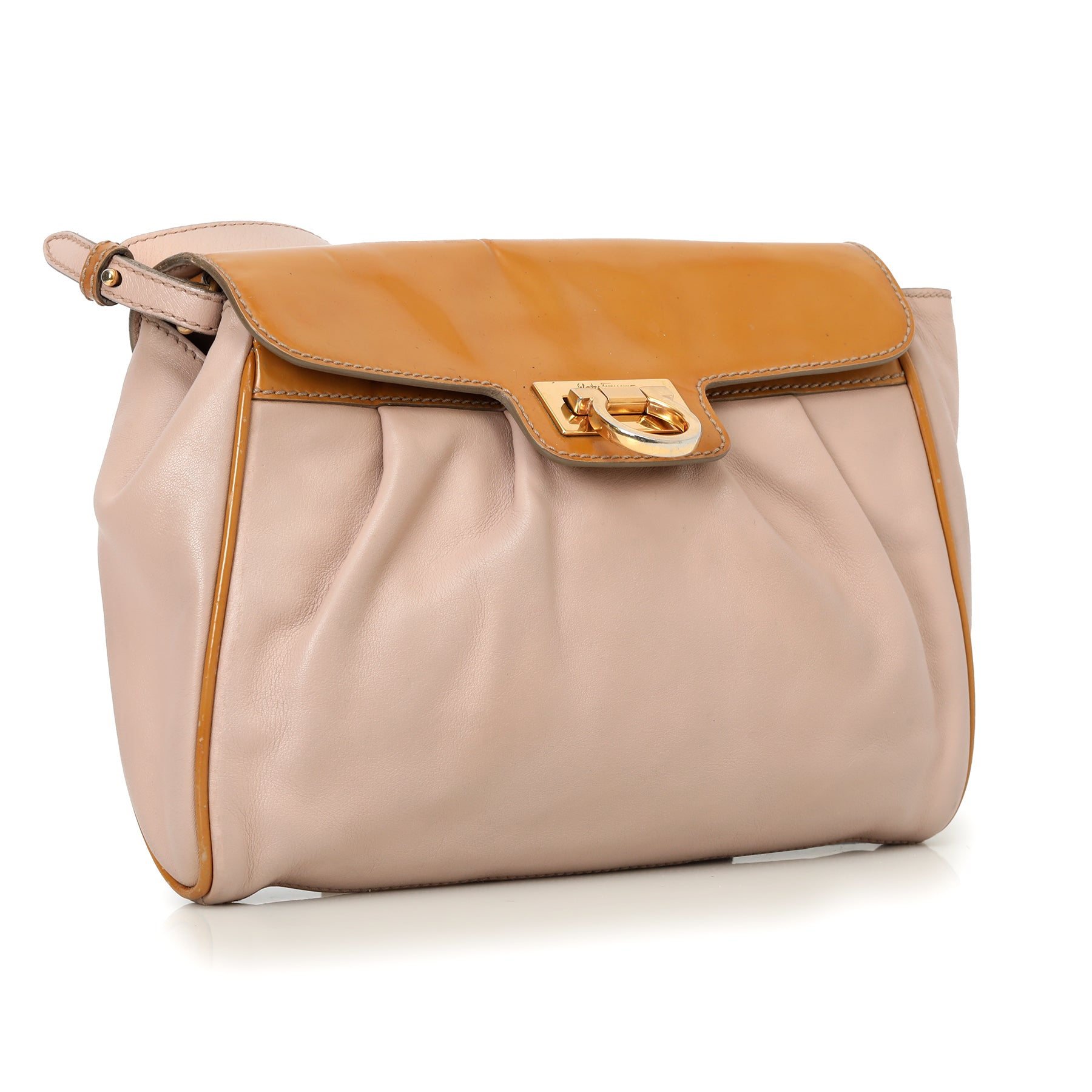 Salvatore Ferragamo Gancini Leather Crossbody Bag