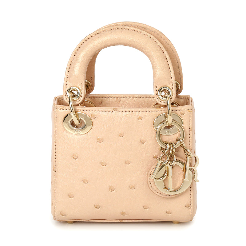 Christian dior ostrich micro lady dior bag price in india