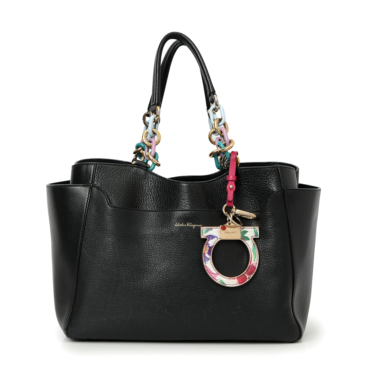 Lianne Colorful Chain Handle Tote Medium