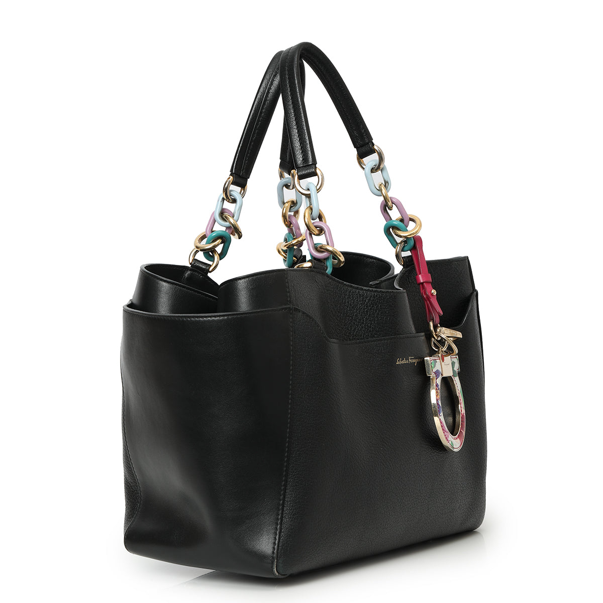 Lianne Colorful Chain Handle Tote Medium