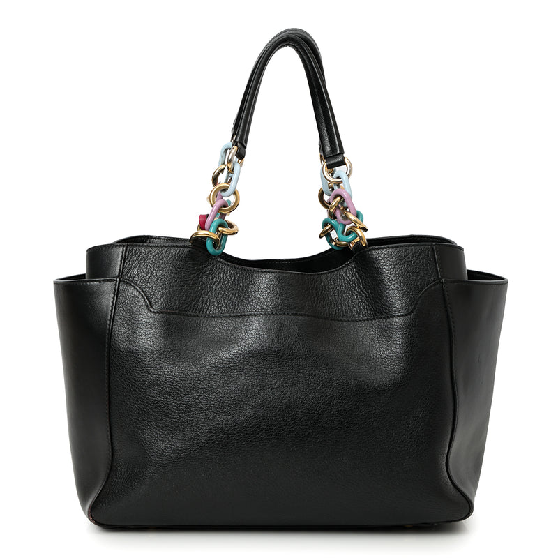 Lianne Colorful Chain Handle Tote Medium