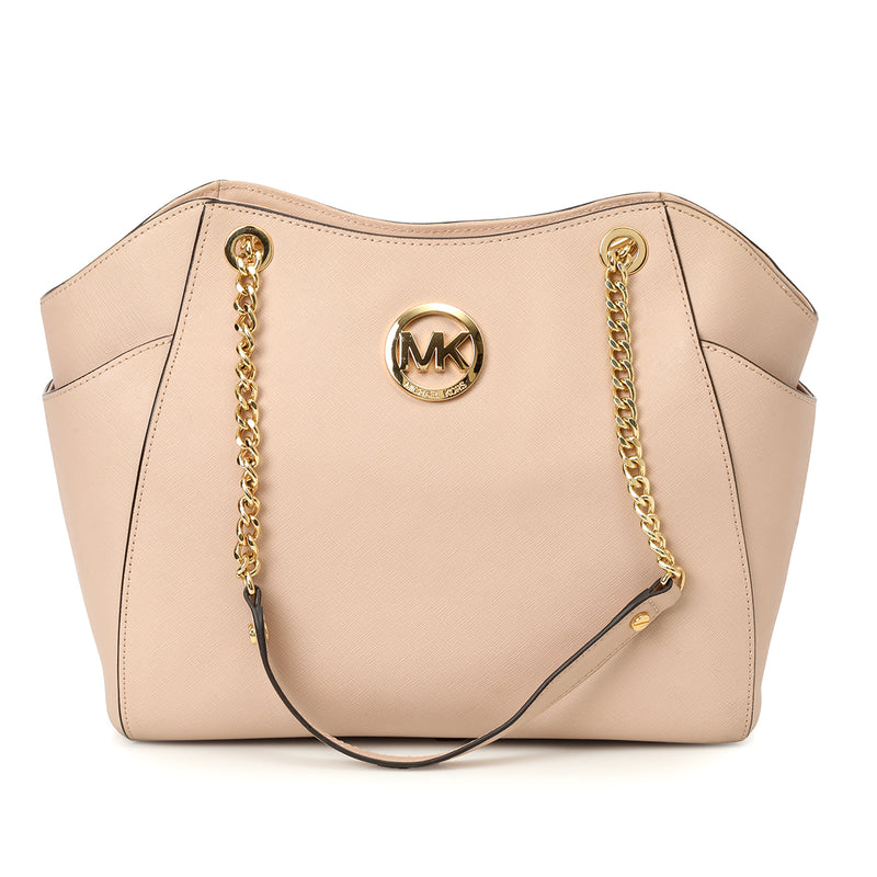 Michael Kors pink Bag with Gold Chain