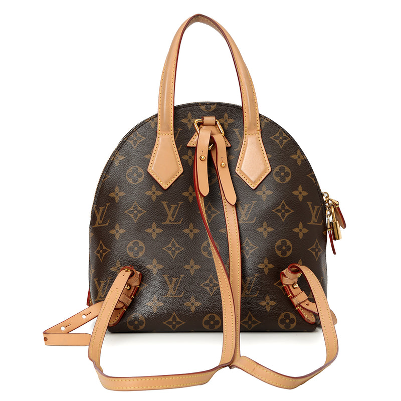 Pre loved louis vuitton monogram moon backpack one size Brown