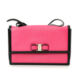 Vara Bow Crossbody Leather Belt Bag - Pink Medium