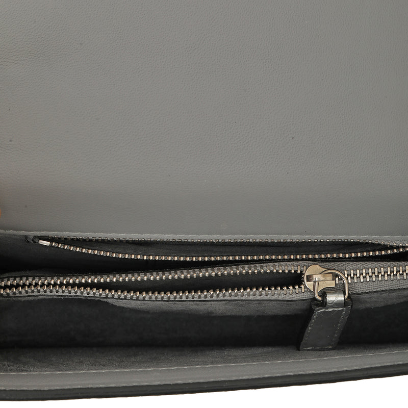 Alexander McQueen Wing Metallic Embossed Snakeskin Crossbody Bag One Size