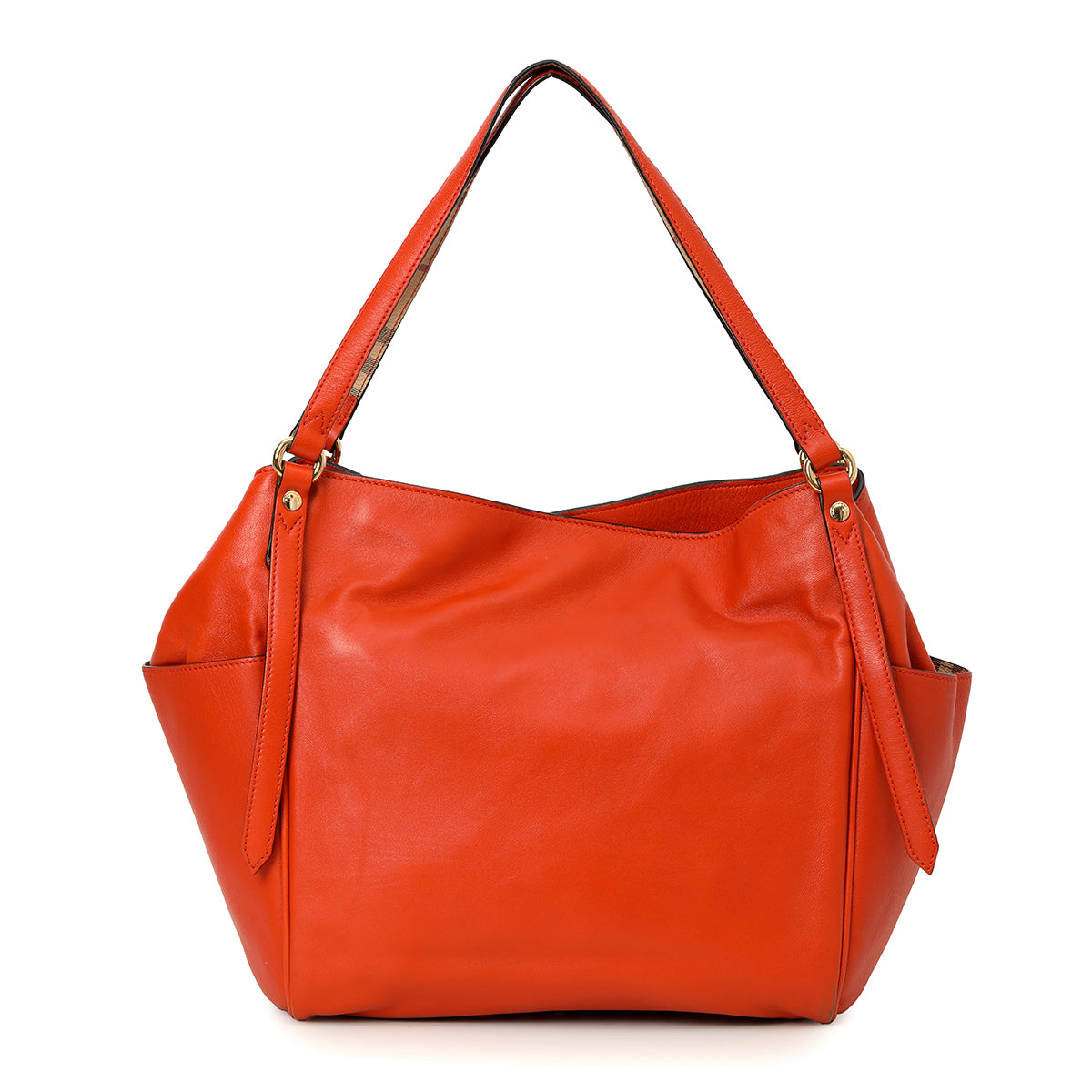 Leather Canterbury Tote Bag One Size