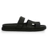 Hermes black Chypre Sandals Size: 40