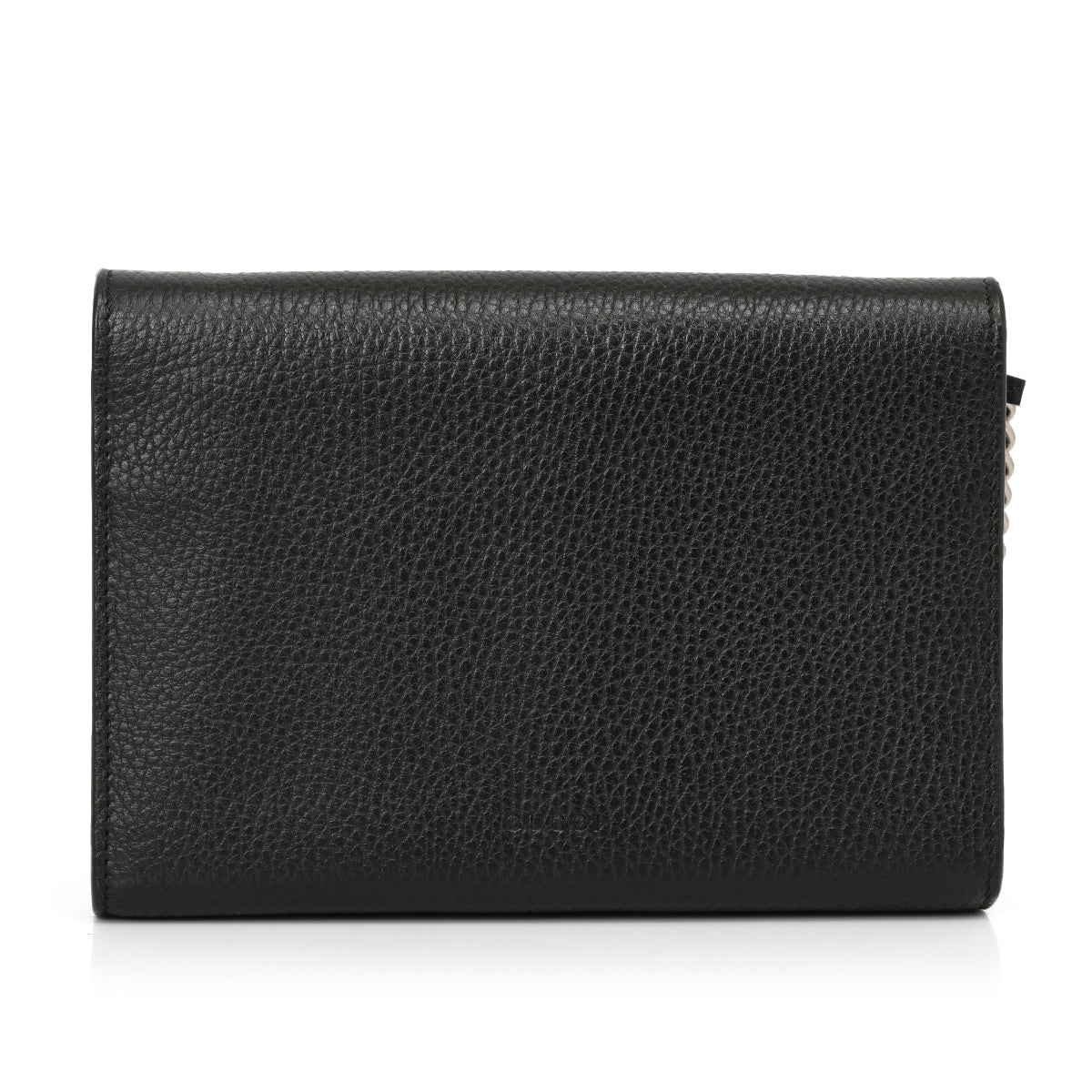 Dionysus Black Grained Leather Mini Chain Bag