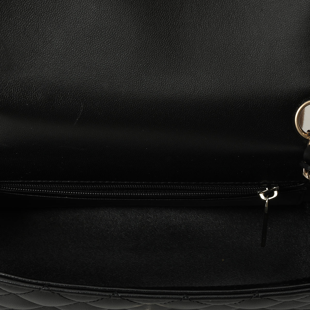 Mini Black Lambskin Leather Crossbody Bag