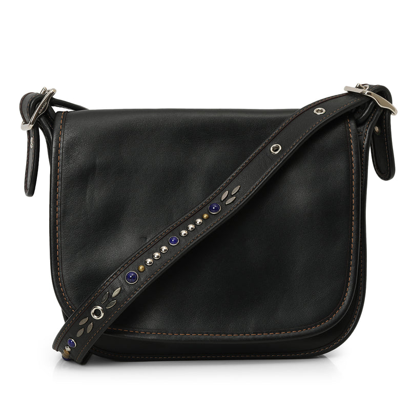 Pre-loved Coach Patricia Saddle Bag One Size