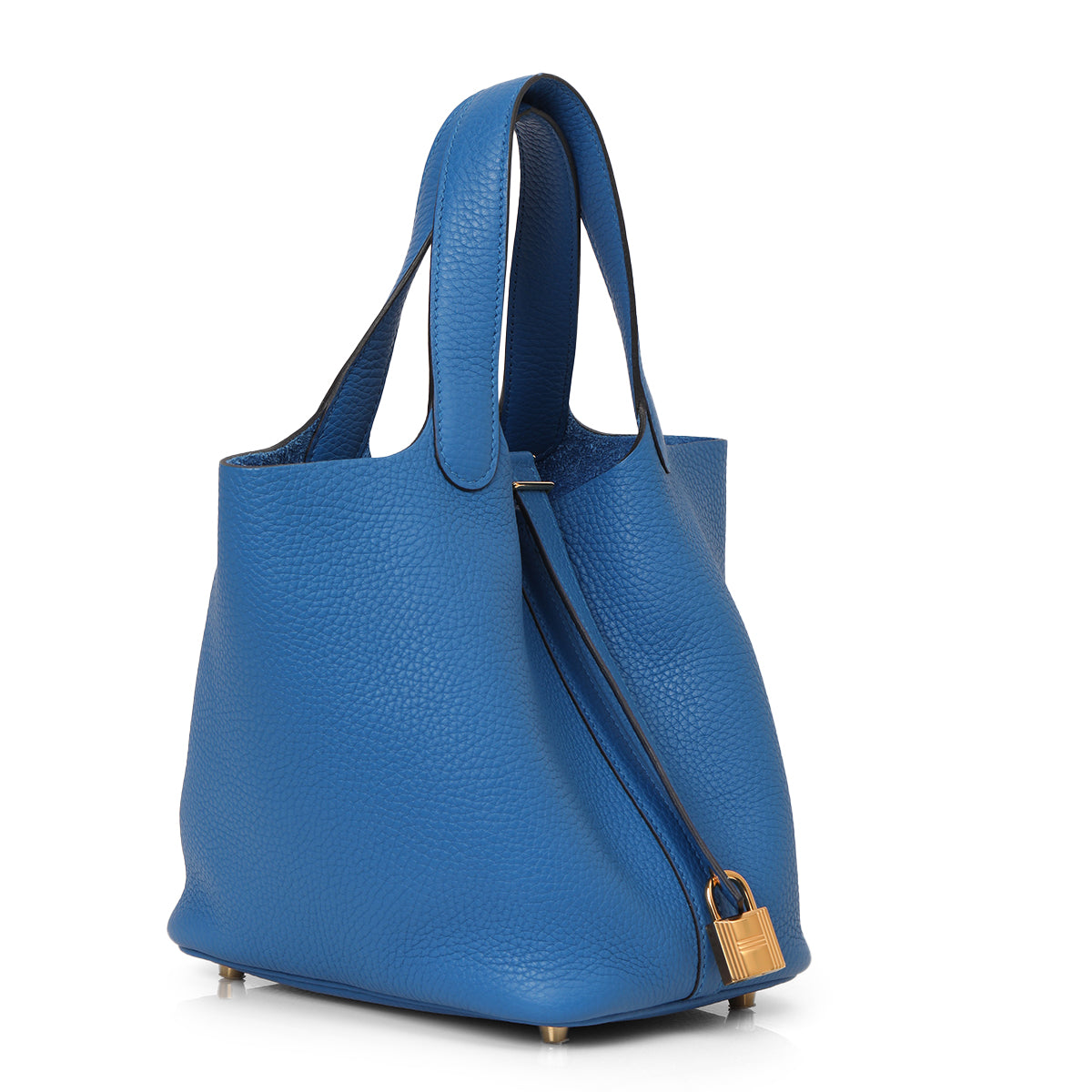 Tasche Picotin Lock 18, Blue Zellige