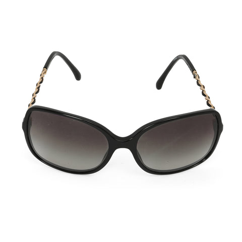 5210-q c.501/3c 57o17 135 3n Black Sunglasses oversized