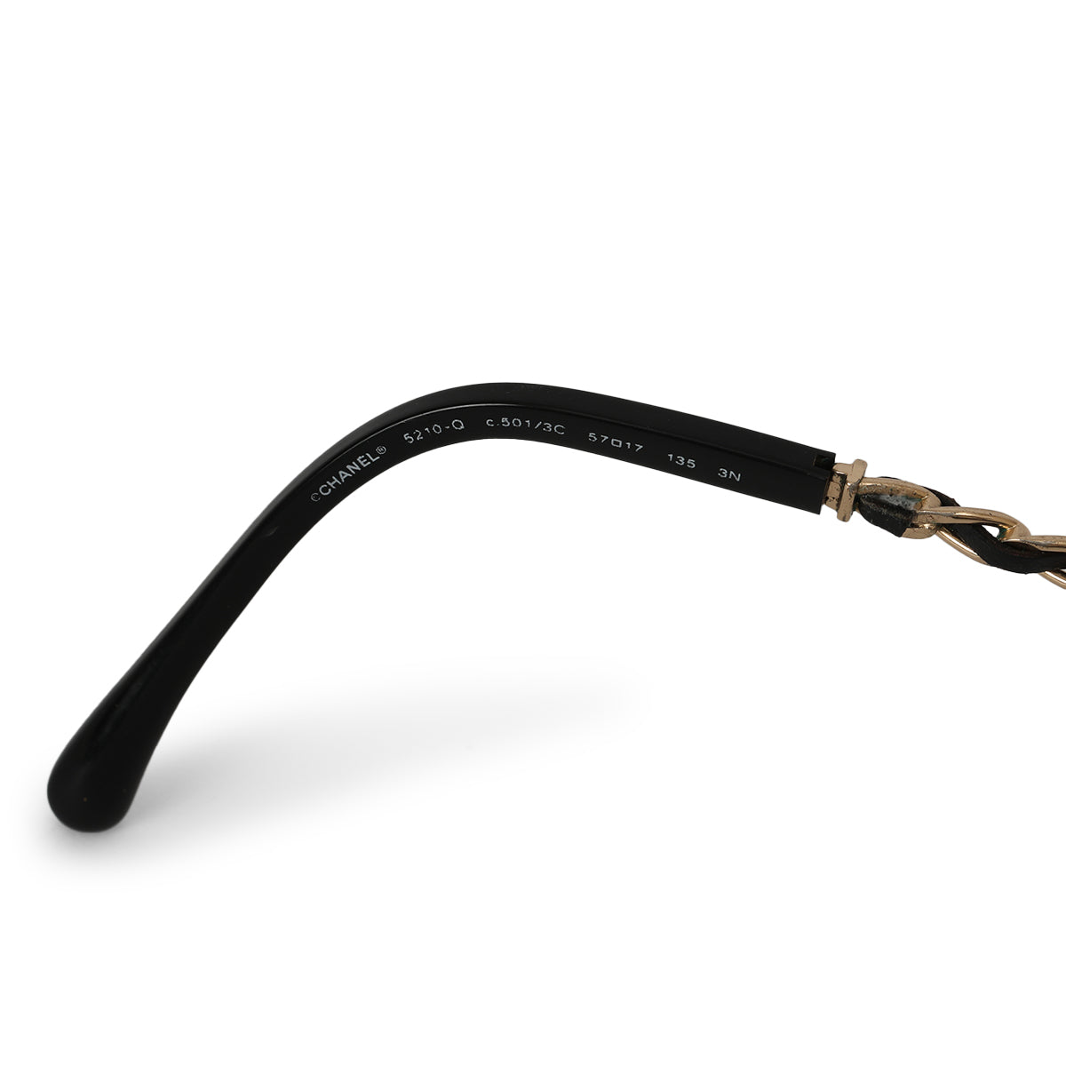 5210-q c.501/3c 57o17 135 3n Black Sunglasses oversized