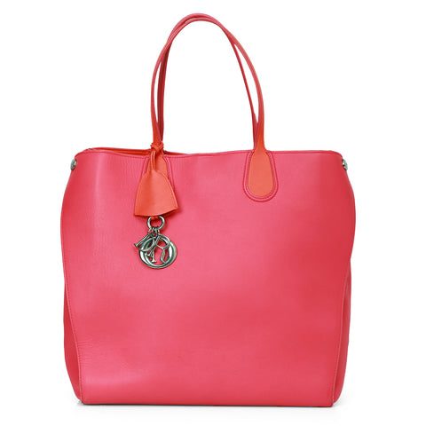 Addict Pink/Orange Large Shopper Tote