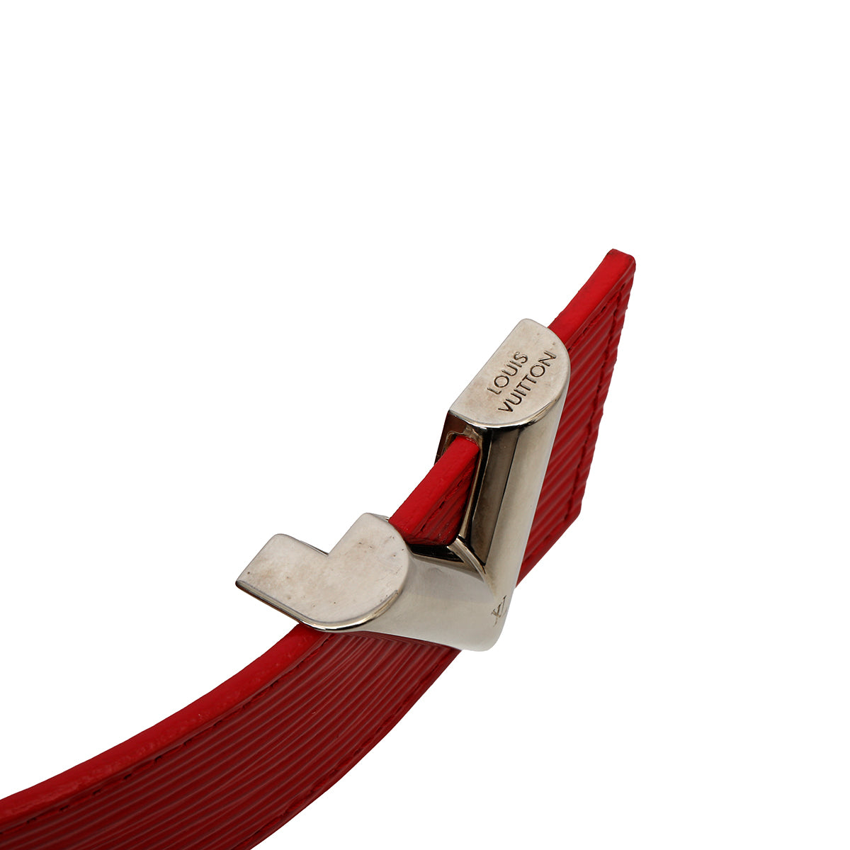 Red epi leather essential V Belt 34/85