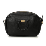 City CC Leather Crossbody Bag in Black Small