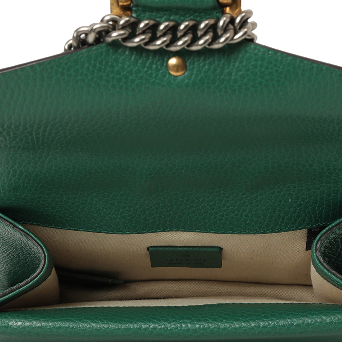 Green Leather Dionysus Shoulder Bag Mini