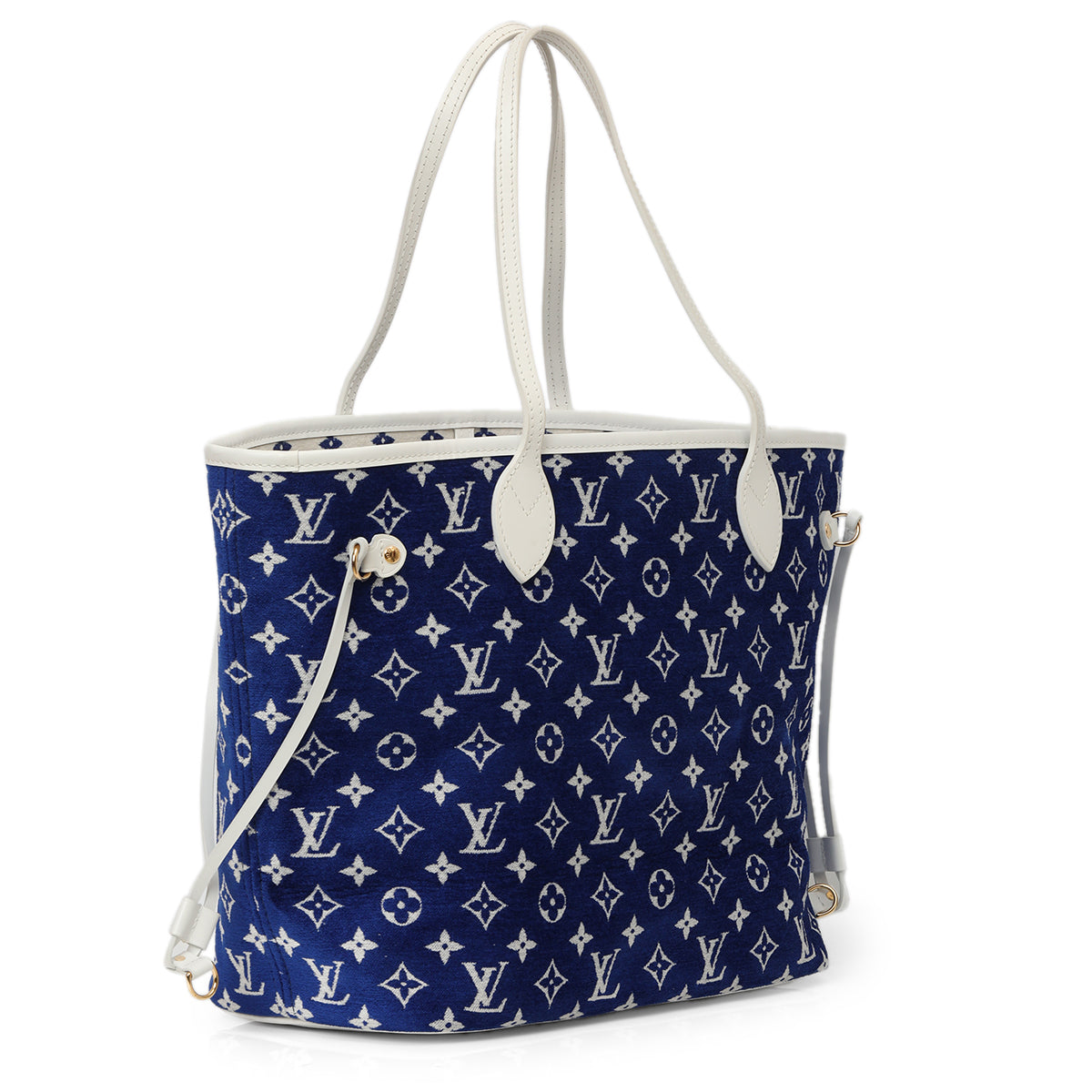 Louis Vuitton Blue Leather Spring In The City MM Tote Neverfull Bag