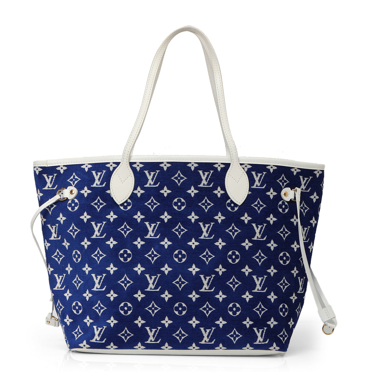 Louis Vuitton Blue Leather Spring In The City MM Tote Neverfull Bag