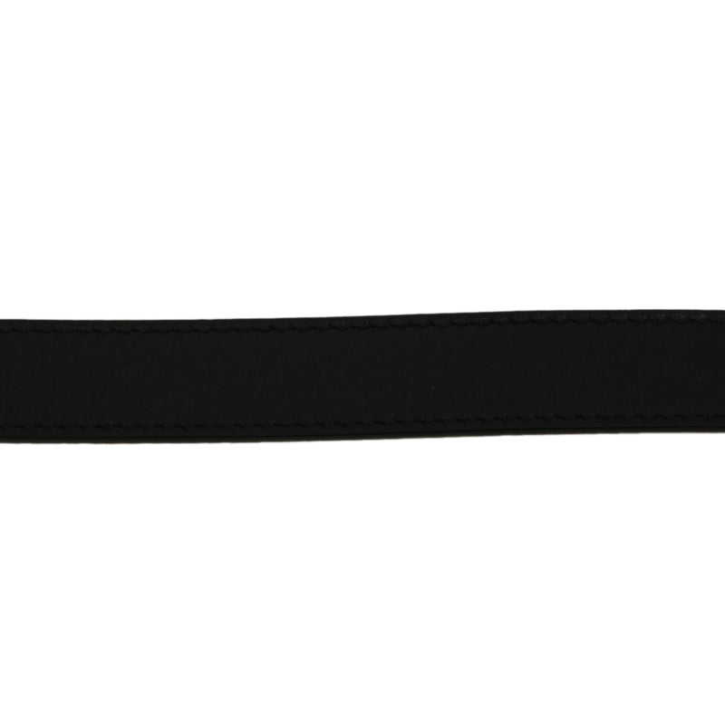 GG Black/Red Leather Reversible Belt - 75/30