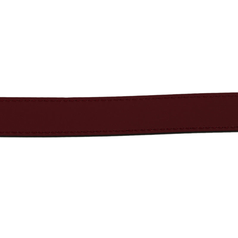 GG Black/Red Leather Reversible Belt - 75/30