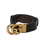 Gucci GG Initial Belt in Black - 85/34