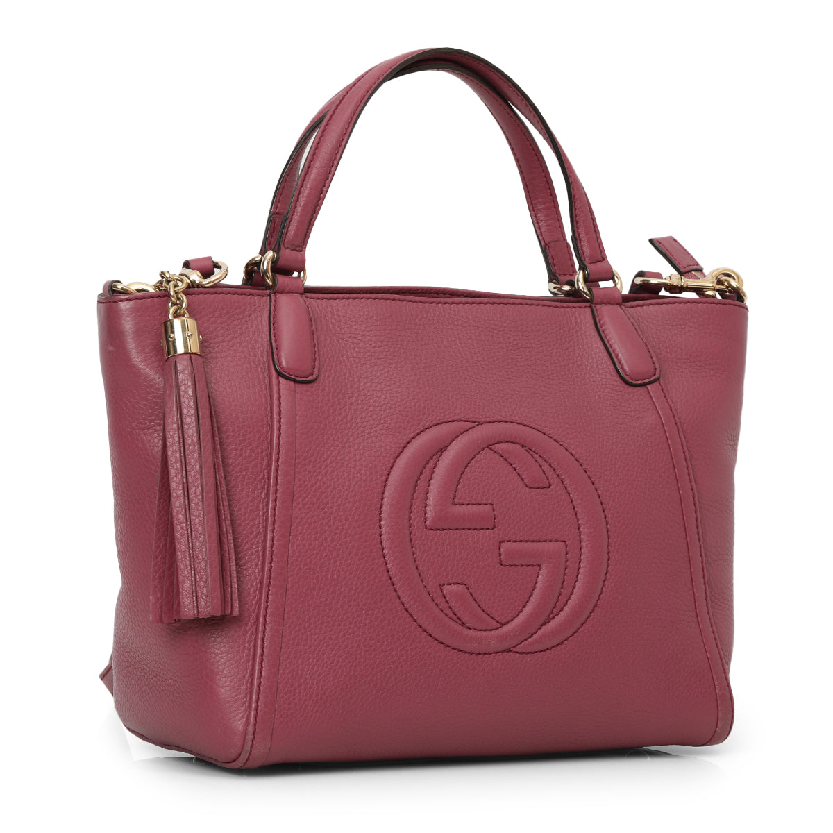 Interlocking G soho Small Leather Tote