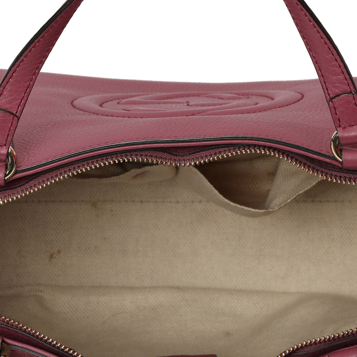 Interlocking G soho Small Leather Tote