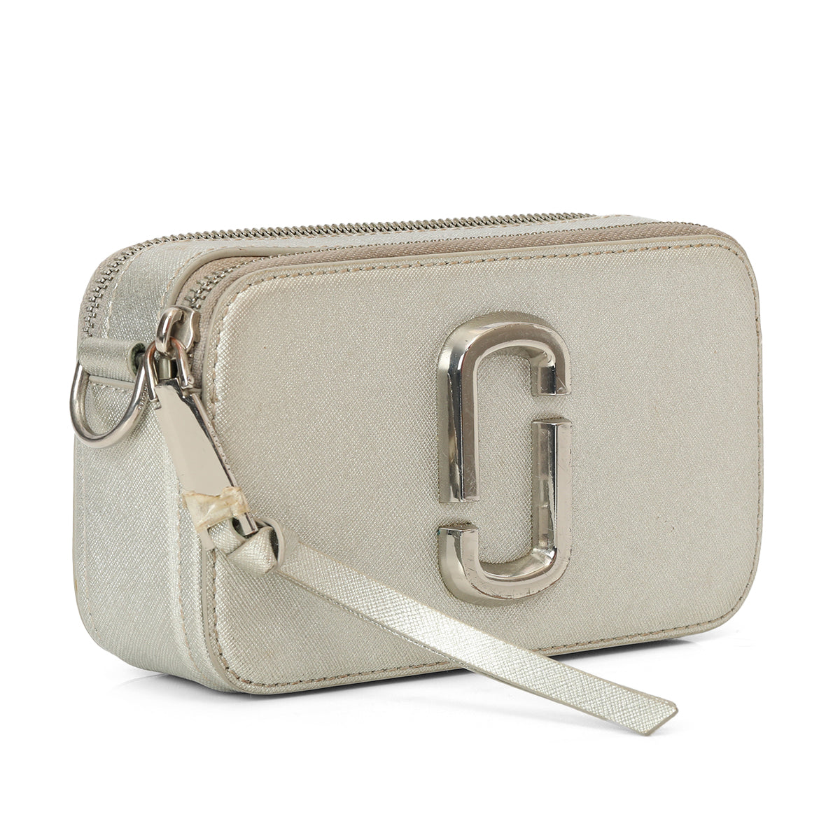 The Snapshot Crossbody Bag - SIlver