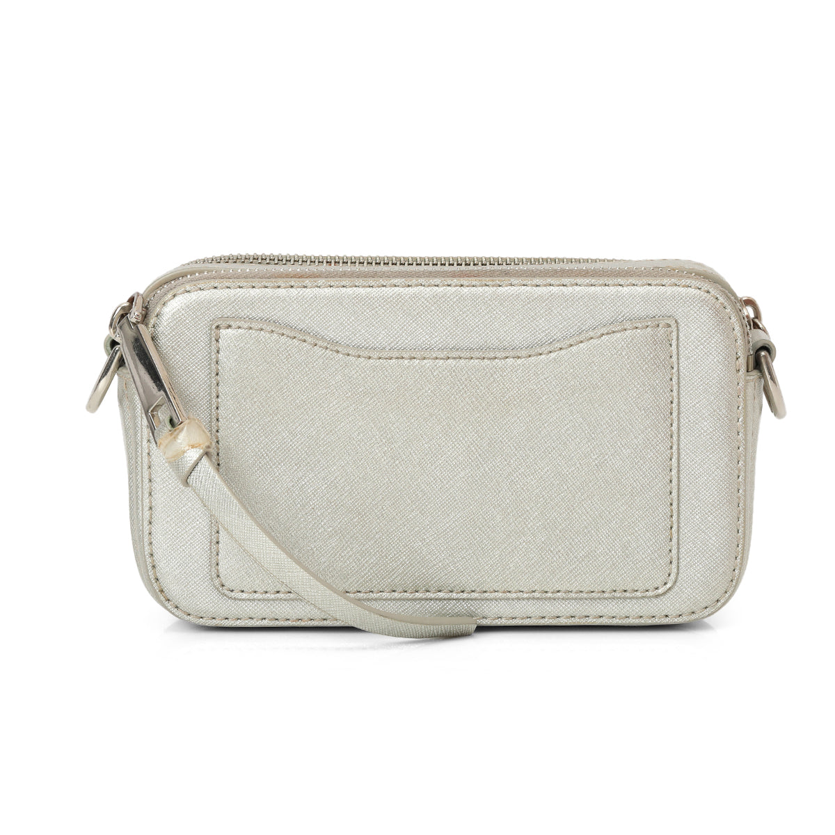 The Snapshot Crossbody Bag - SIlver