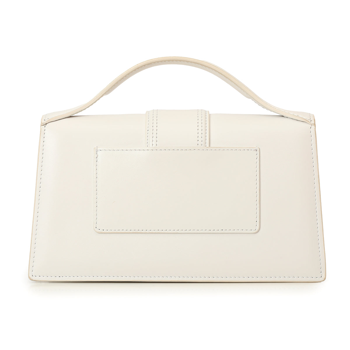 The Large Bambino White Leather Bag