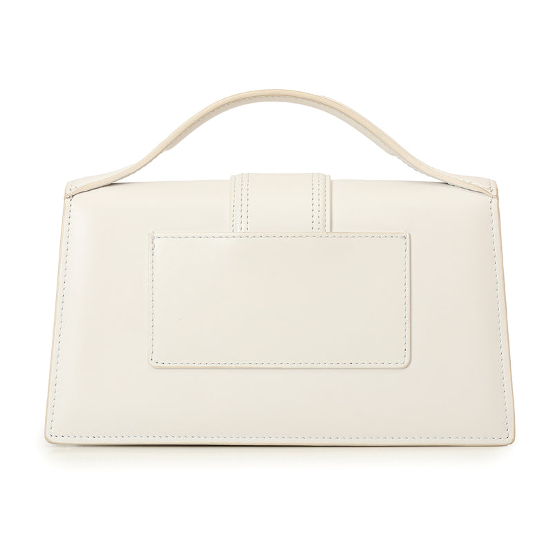 The Large Bambino White Leather Bag