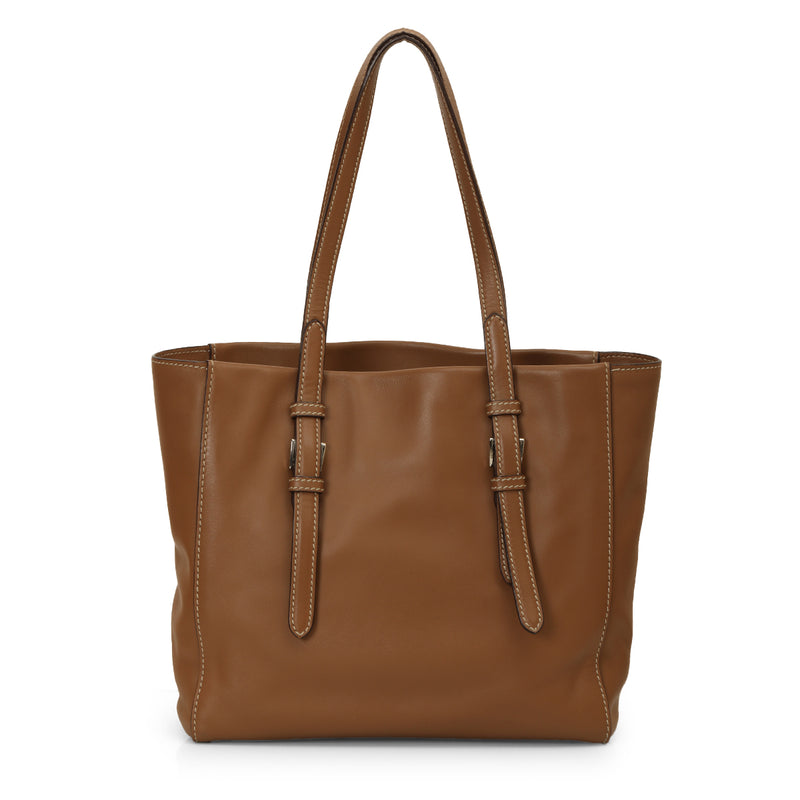 Pre loved prada sport leather tote one size bag sale