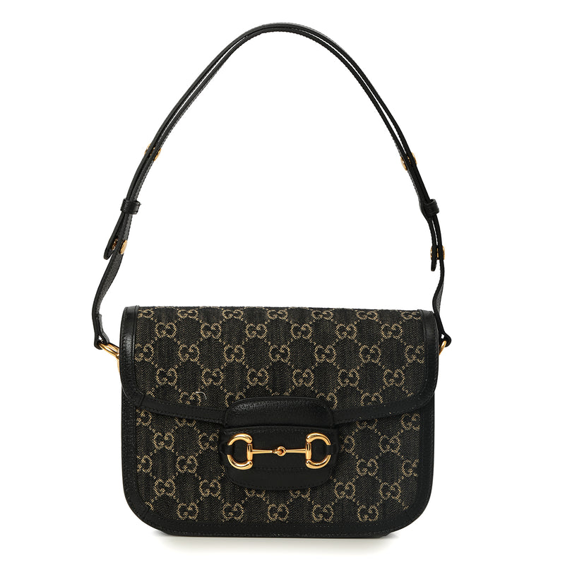 Gucci Horsebit 1955 small shoulder bag black