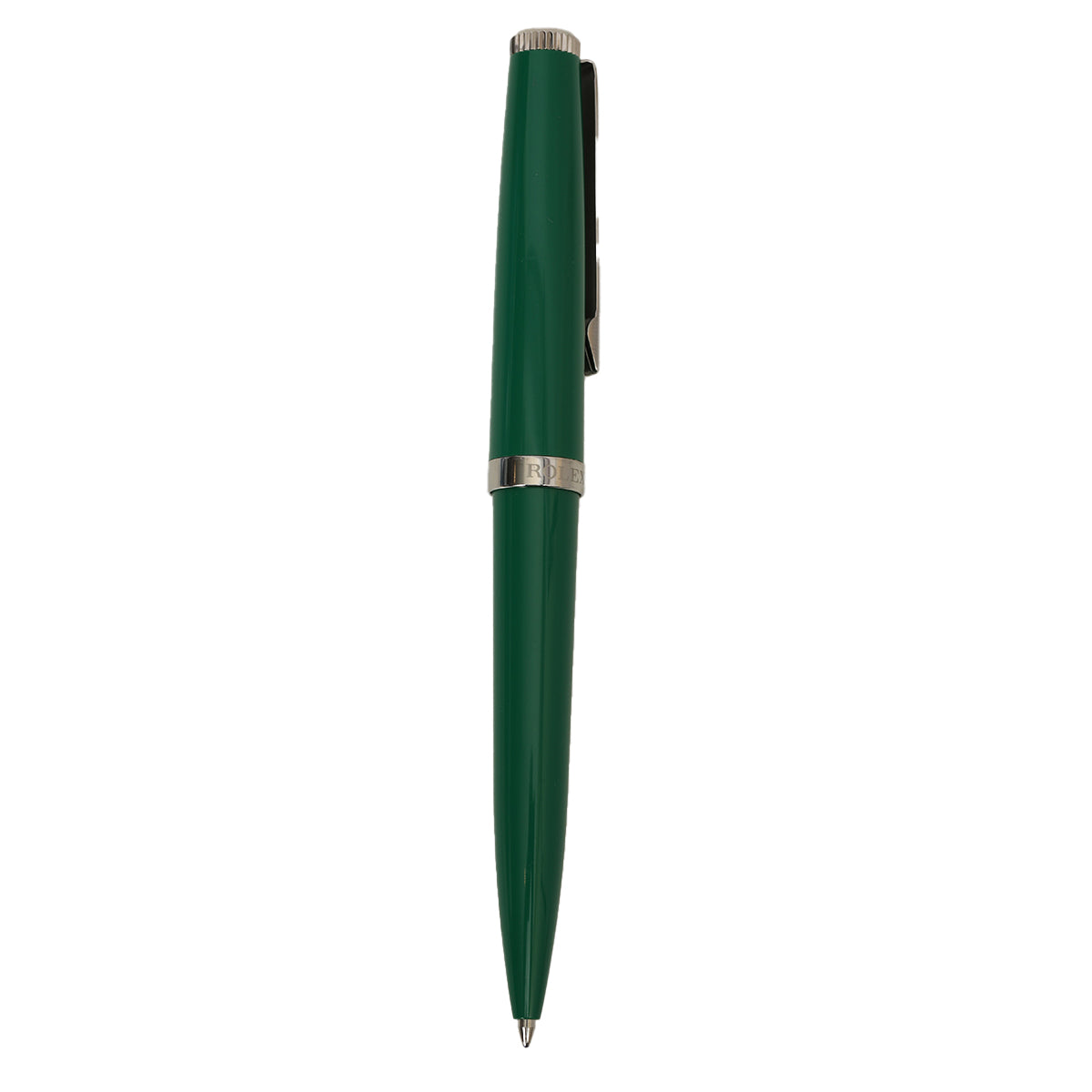 New Rare Green And Silver Ballpoint Pen One Size