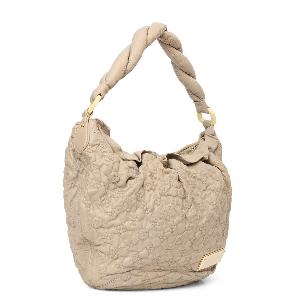 Limited Edition Beige Monogram Olympe Nimbus GM Bag