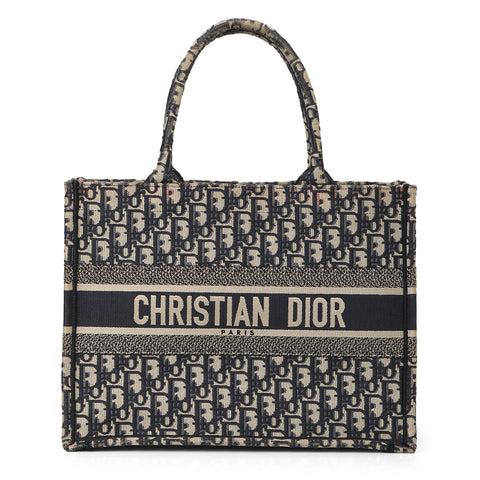 Oblique Jacquard Medium Book Tote