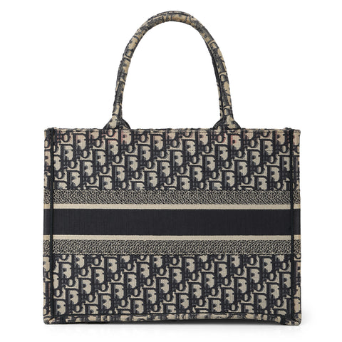Oblique Jacquard Medium Book Tote